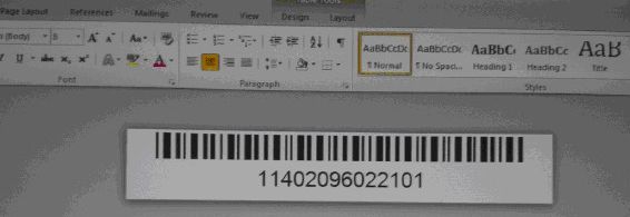 通过word来使用tsc 244打印条形码，标签为何空白呢？
