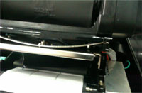 TSC TTP-244plus条码打印机打印多列标签时，右侧很淡，怎么回事？